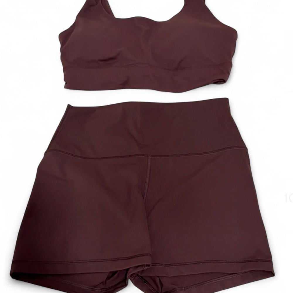 crz yoga: brown workout set! *new*